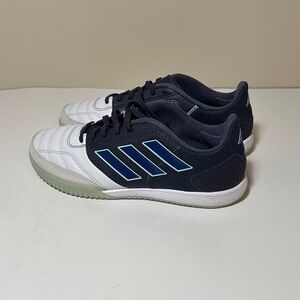 Adidas Black, White, and Blue Athletic Shoes